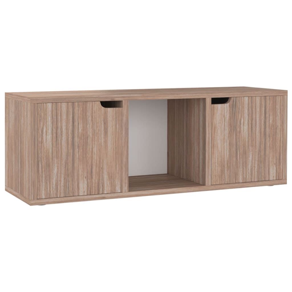 TV-Schrank Graue Sonoma-Eiche 88,5x27,5x30,5 cm Spanplatte