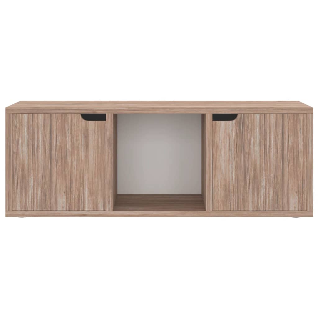 TV-Schrank Graue Sonoma-Eiche 88,5x27,5x30,5 cm Spanplatte