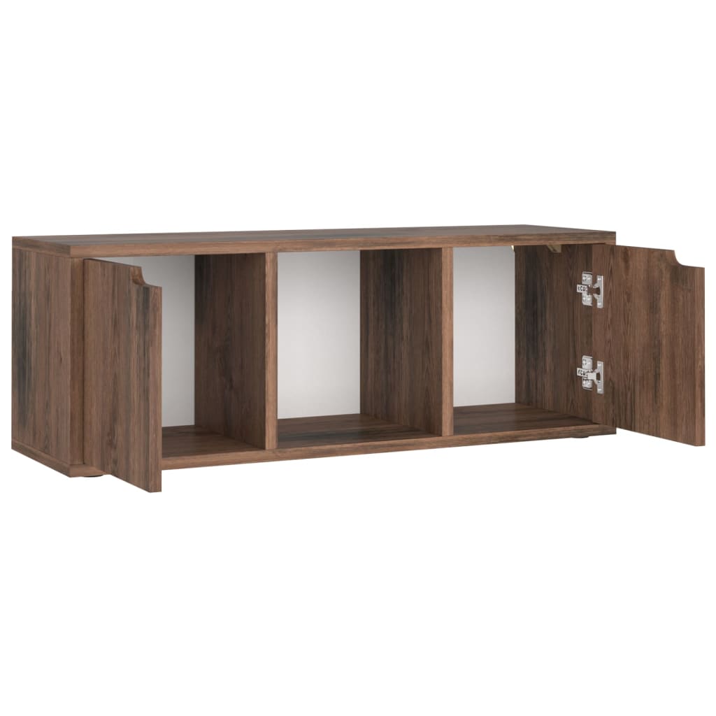 TV-Schrank Räuchereiche 88,5x27,5x30,5 cm Spanplatte