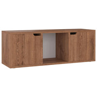 Thumbnail for TV-Schrank Braune Eiche 88,5x27,5x30,5 cm Spanplatte