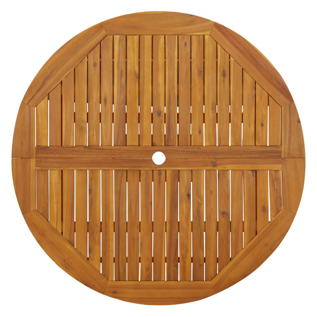 Klappbarer Gartentisch 110 cm Massivholz Akazie