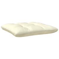 Thumbnail for 2-Sitzer-Gartensofa mit Kissen Creme Massivholz Kiefer