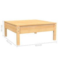 Thumbnail for 3-tlg. Garten-Lounge-Set mit Kissen Grau Kiefer Massivholz