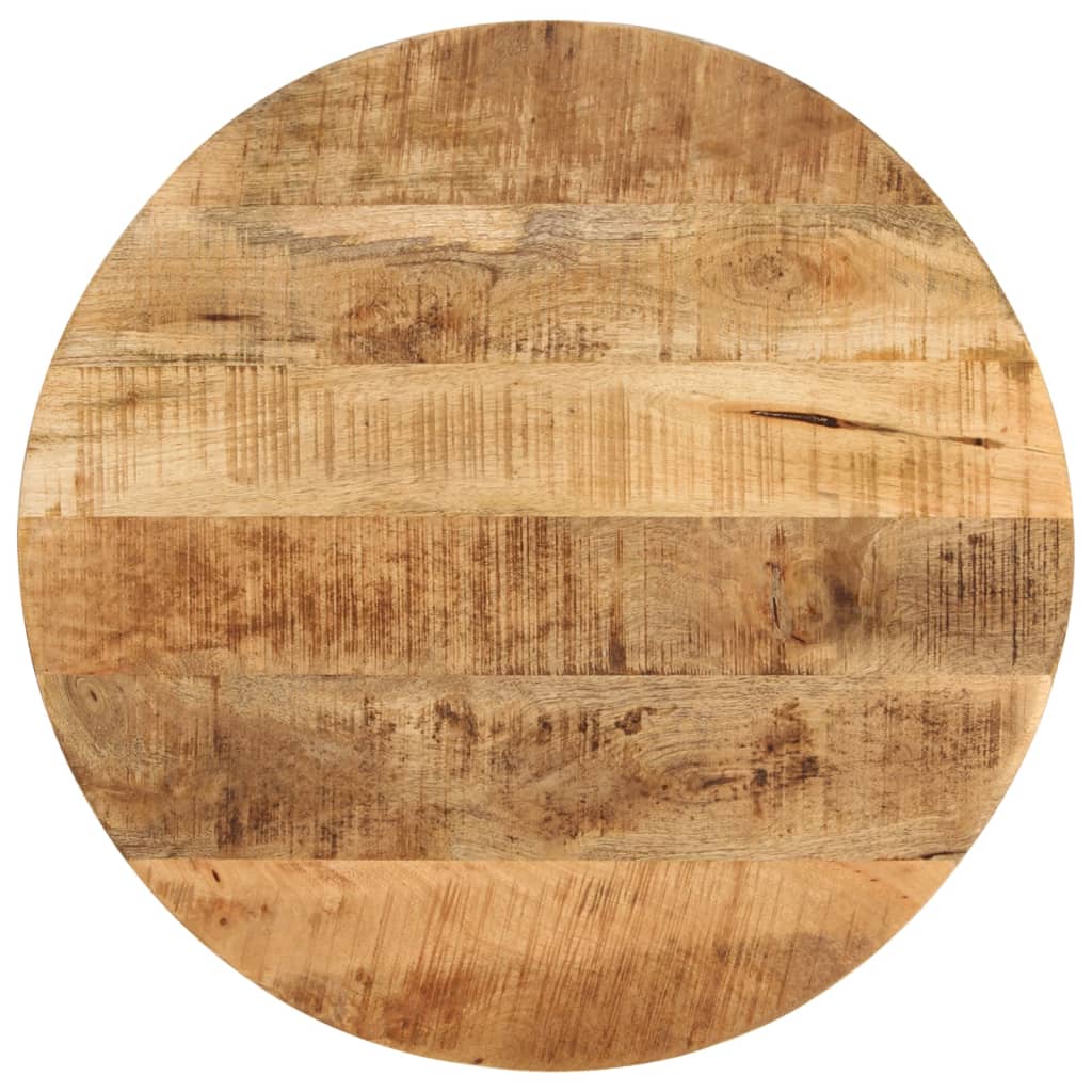 Beistelltisch 60x(42-62) cm Massivholz Mango und Gusseisen