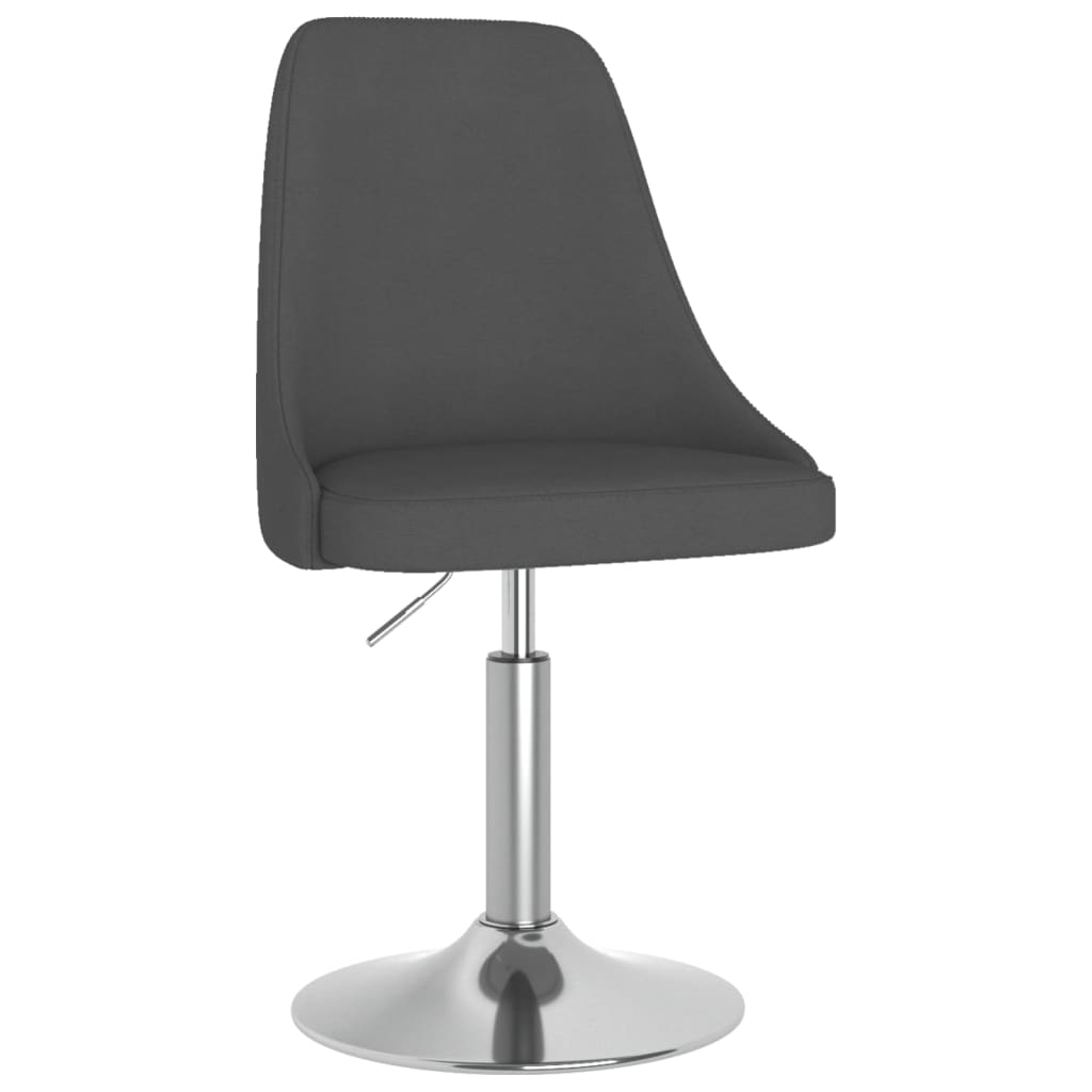Barhocker Dunkelgrau Stoff