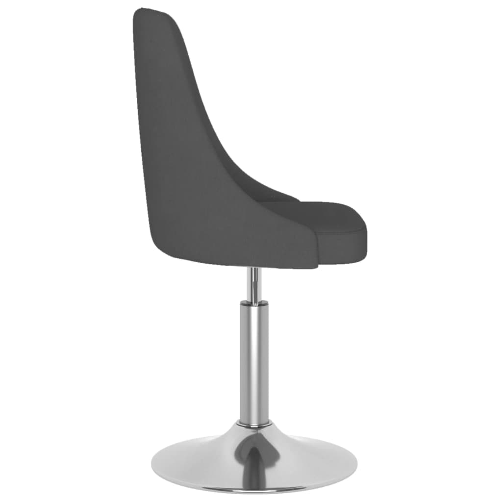 Barhocker Dunkelgrau Stoff