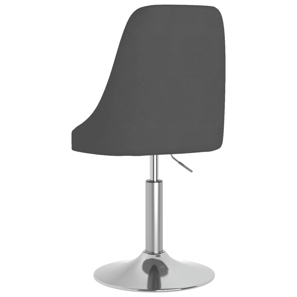 Barhocker Dunkelgrau Stoff
