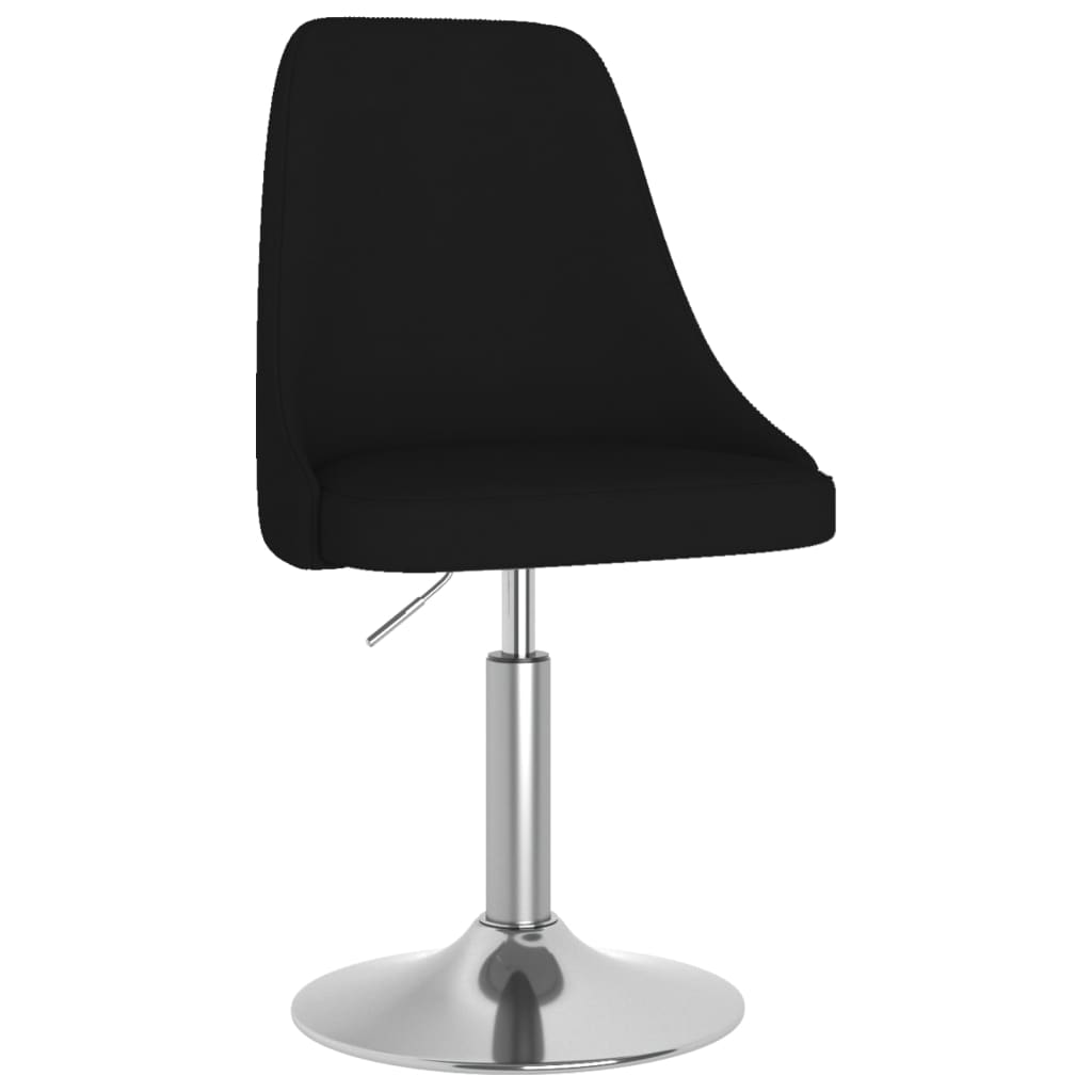 Barhocker Schwarz Stoff