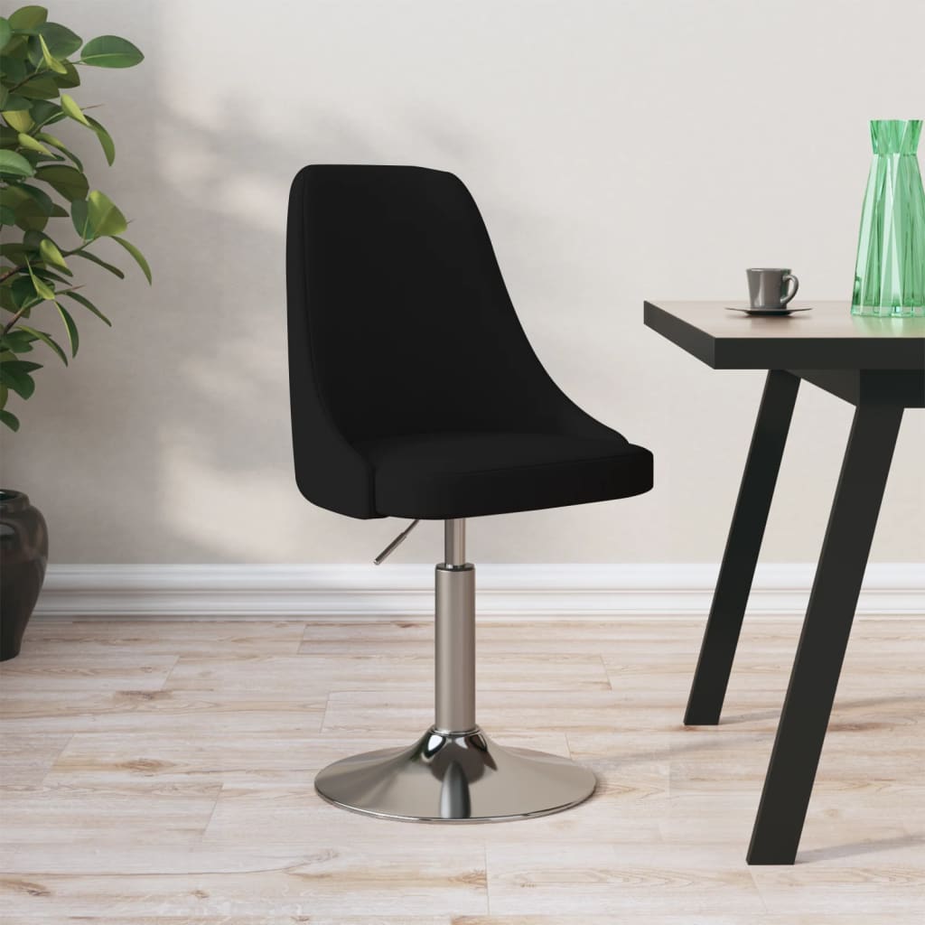 Barhocker Schwarz Stoff