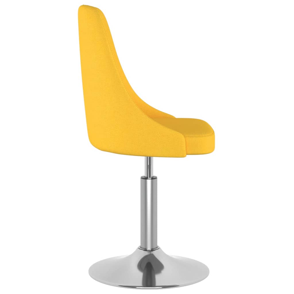 Barhocker Senfgelb Stoff