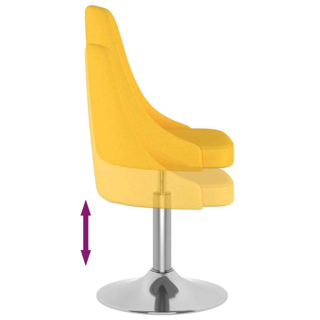 Barhocker Senfgelb Stoff