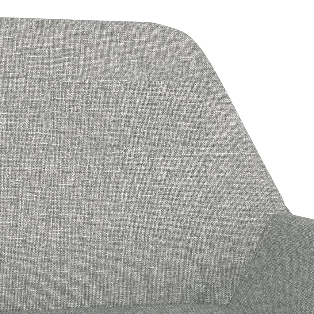 Barhocker Hellgrau Stoff