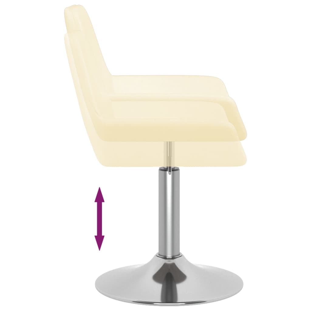 Barhocker Creme Stoff