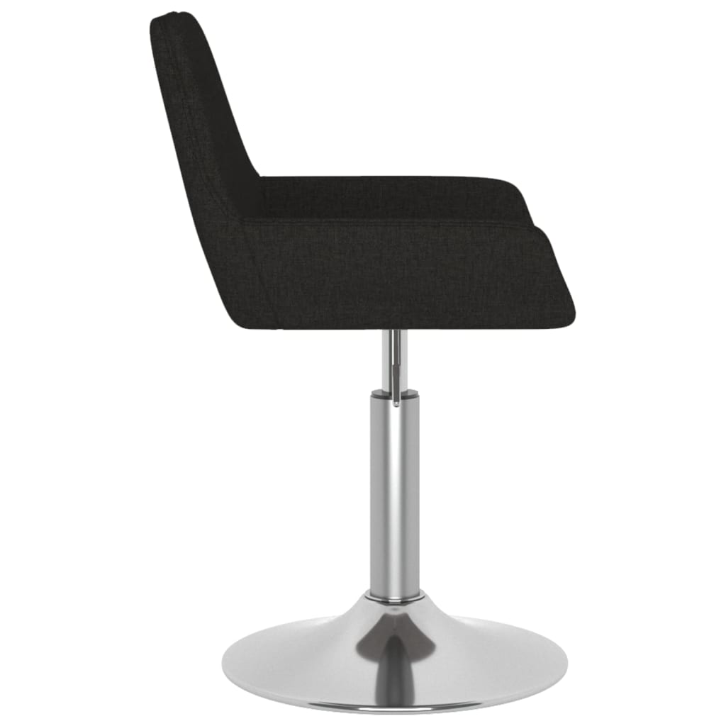 Barhocker Schwarz Stoff