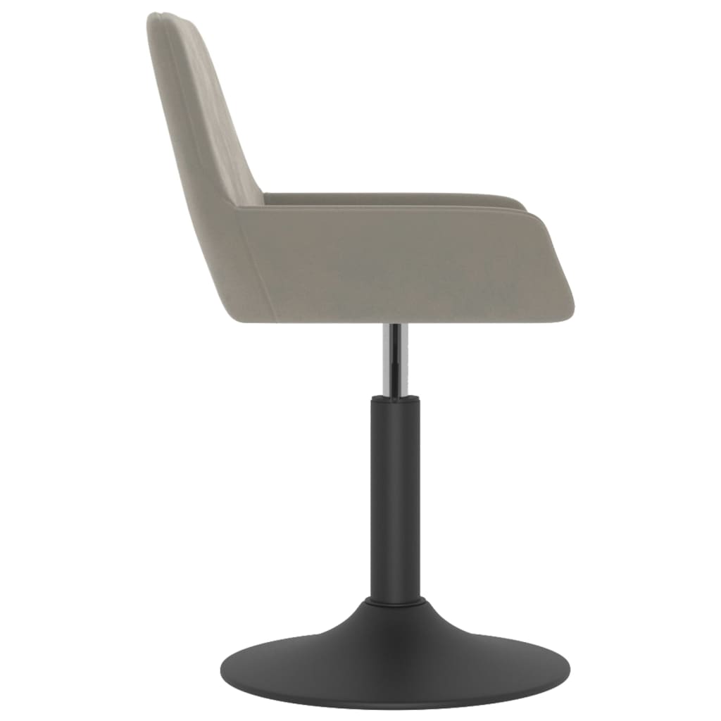 Barhocker Hellgrau Samt
