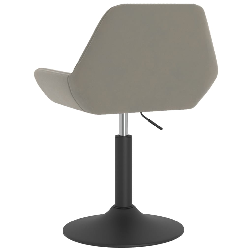 Barhocker Hellgrau Samt