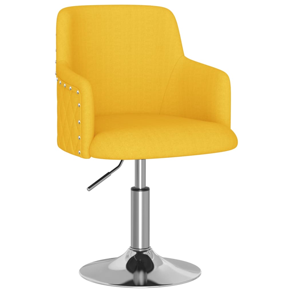 Barhocker Senfgelb Stoff