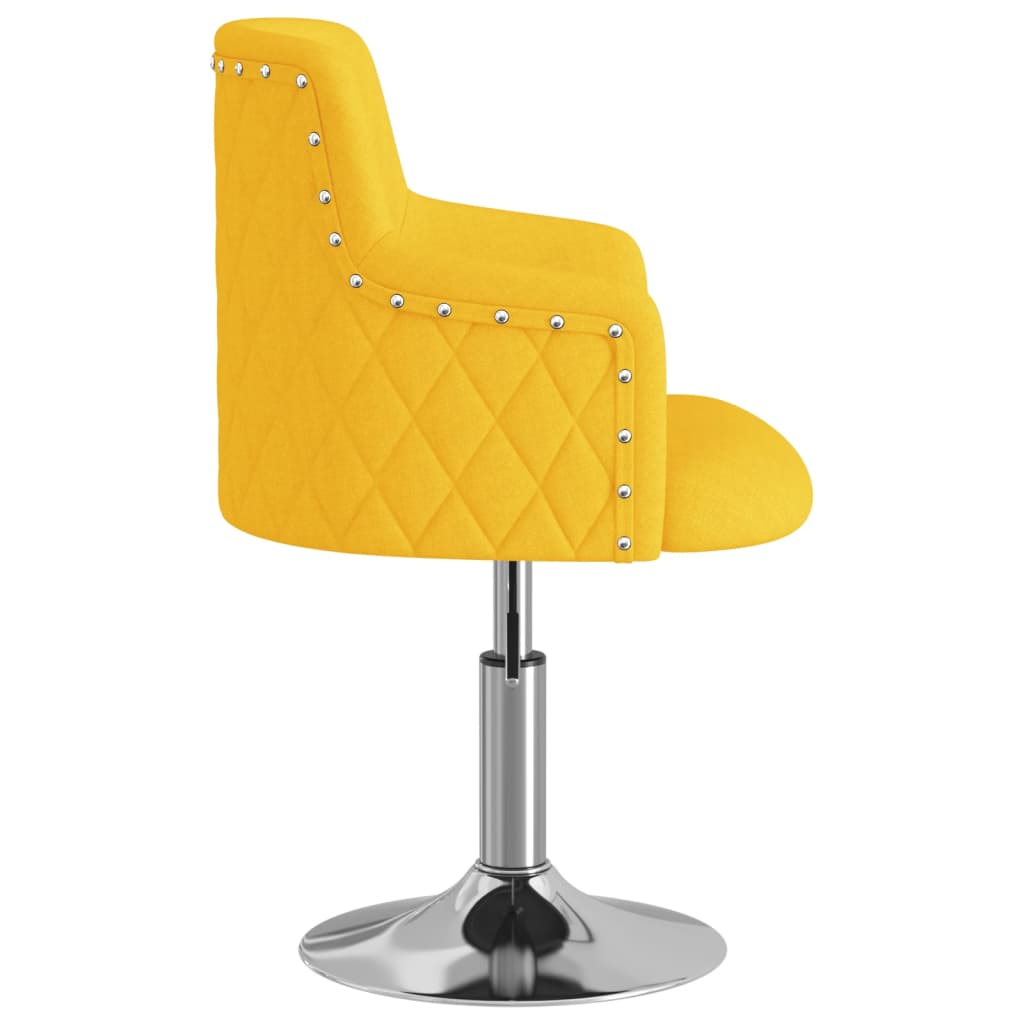 Barhocker Senfgelb Stoff