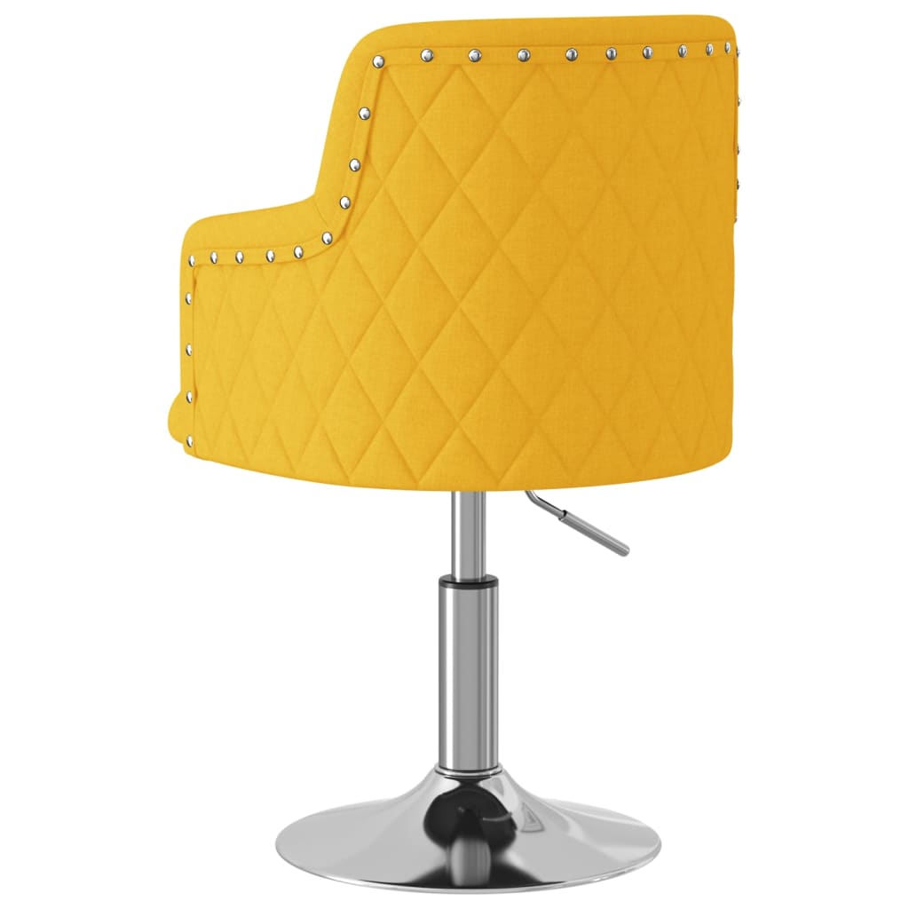 Barhocker Senfgelb Stoff