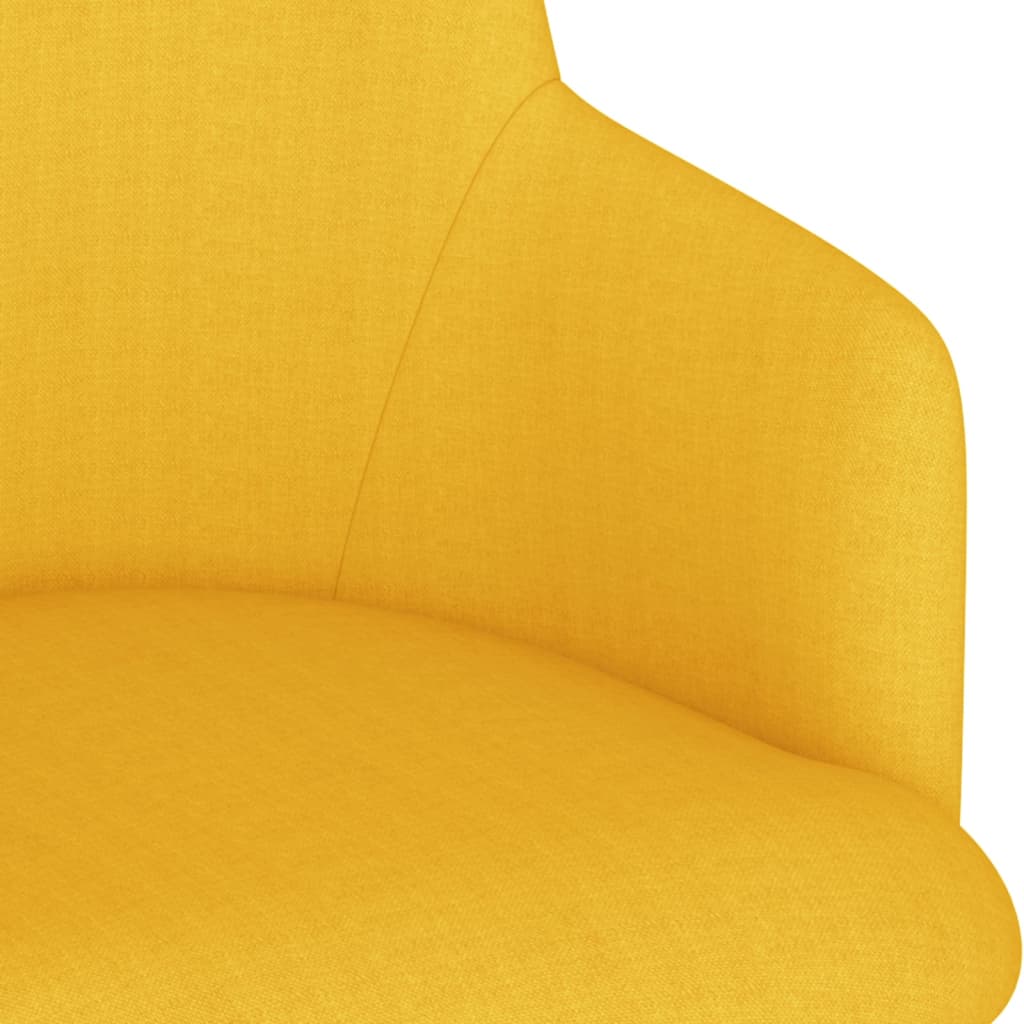 Barhocker Senfgelb Stoff