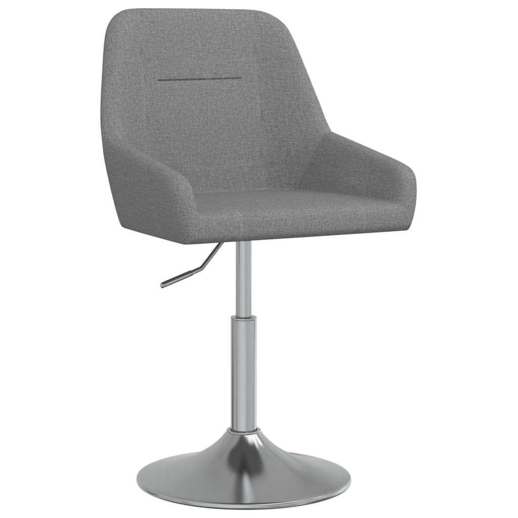 Barhocker Dunkelgrau Stoff