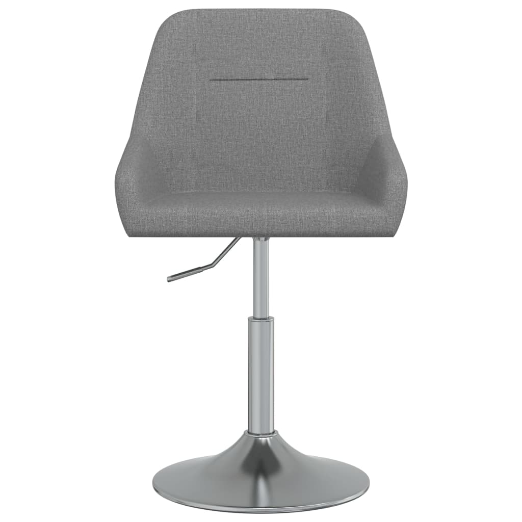 Barhocker Dunkelgrau Stoff