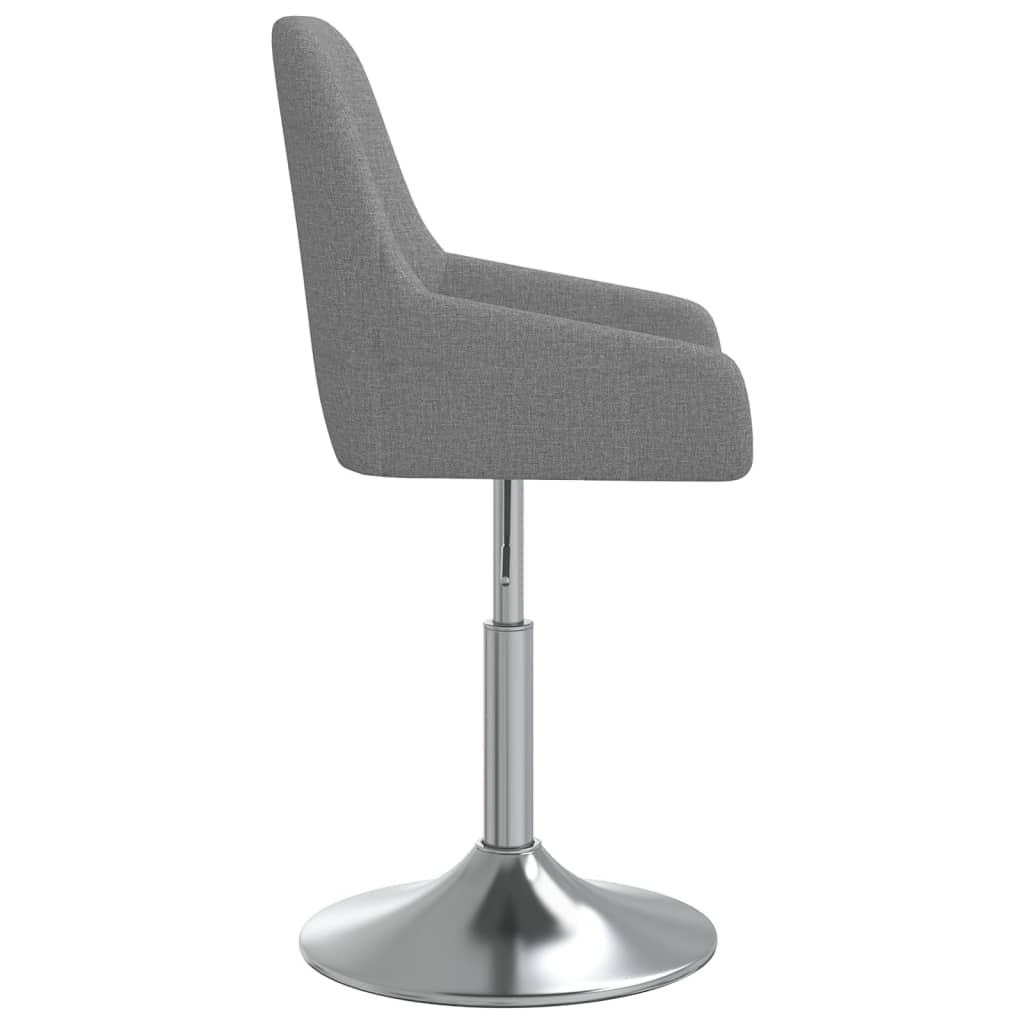 Barhocker Dunkelgrau Stoff