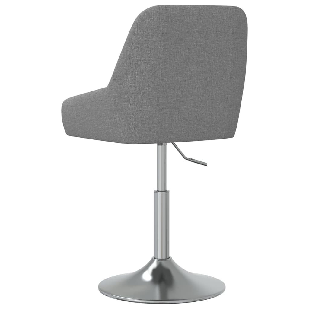 Barhocker Dunkelgrau Stoff