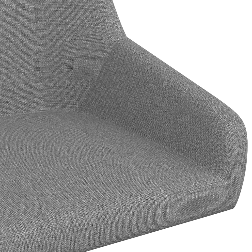 Barhocker Dunkelgrau Stoff