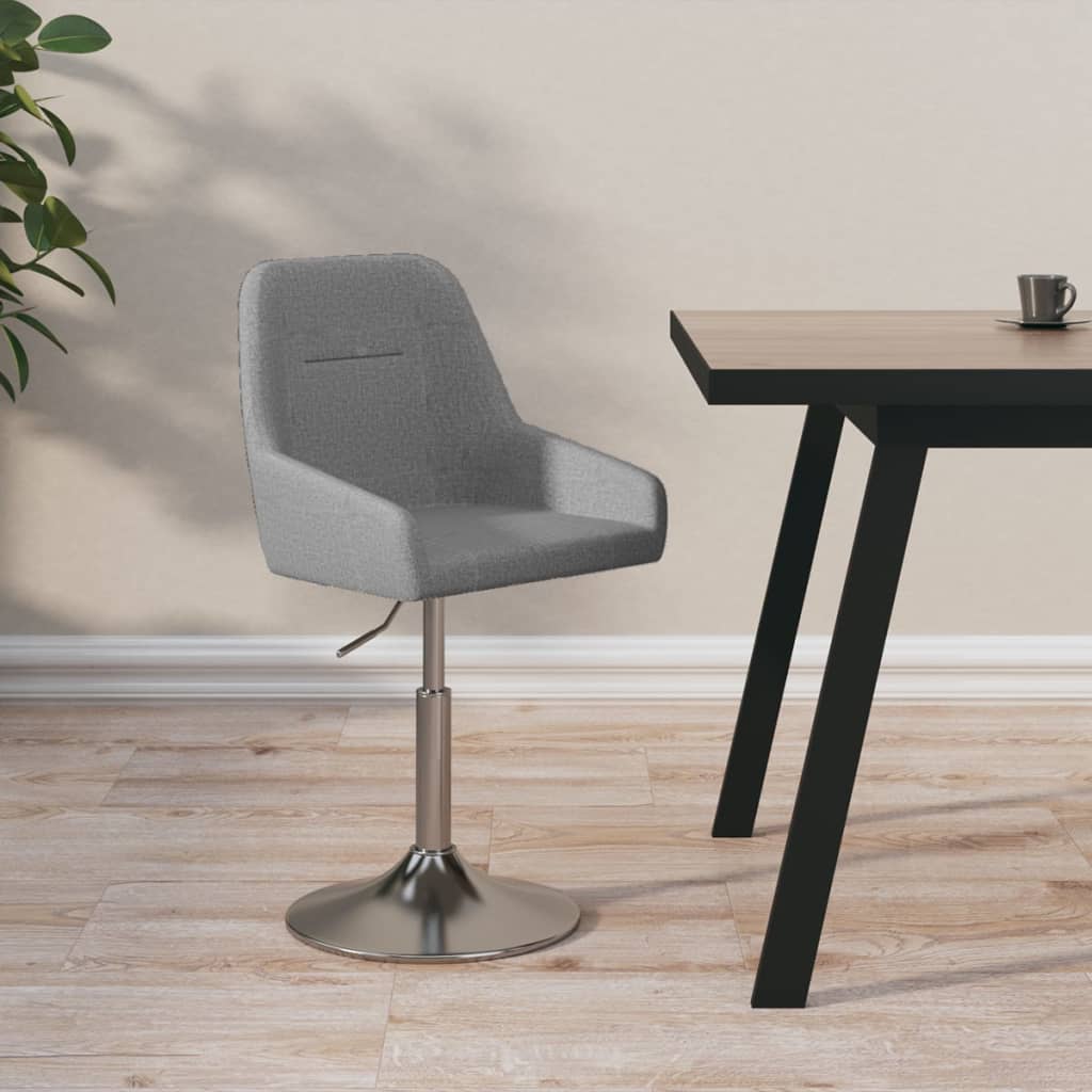 Barhocker Dunkelgrau Stoff