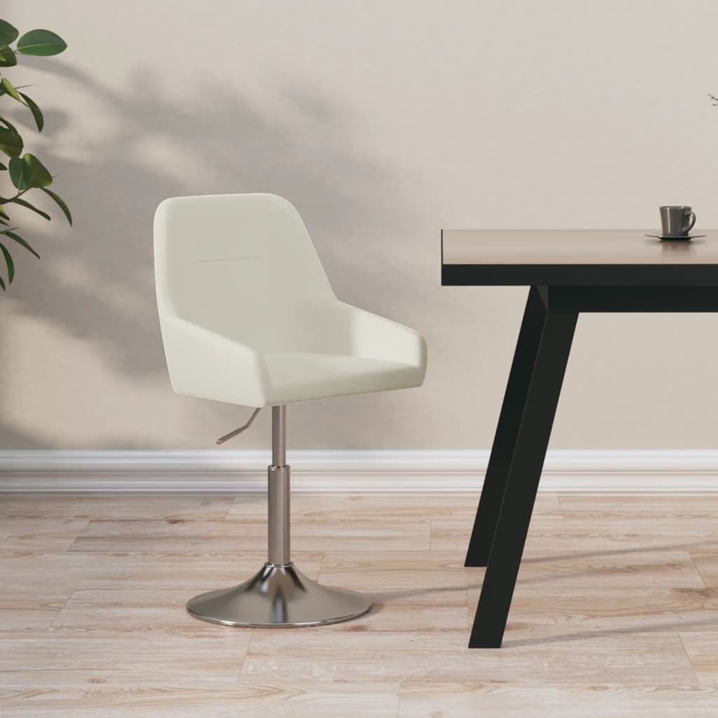 Barhocker Creme Stoff
