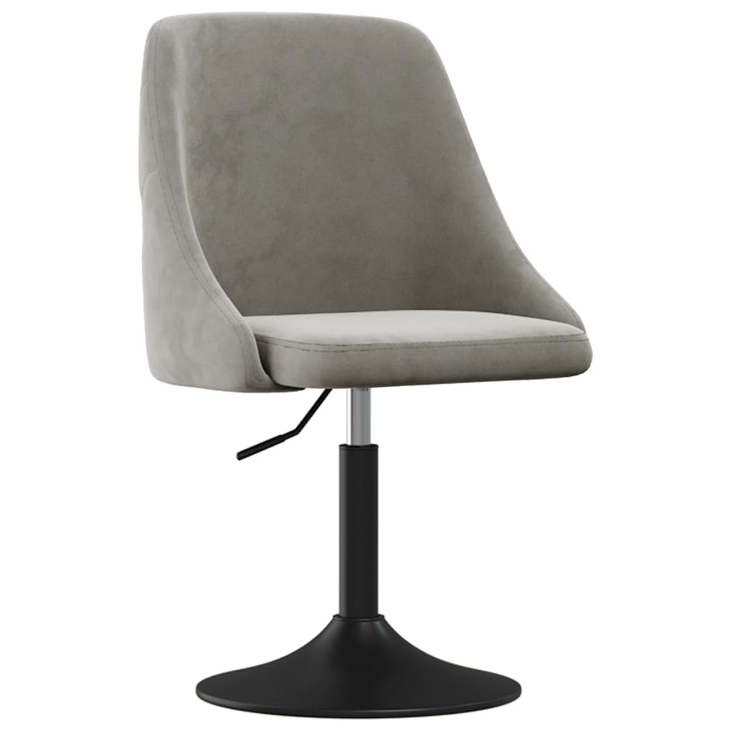 Barhocker Hellgrau Samt