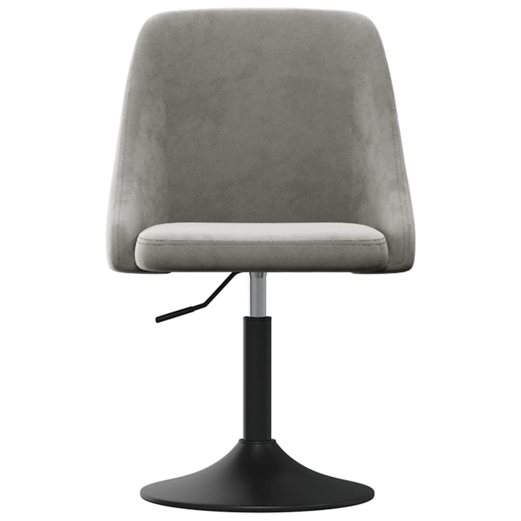 Barhocker Hellgrau Samt