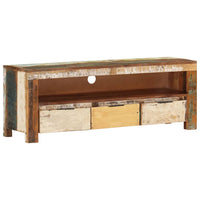 Thumbnail for TV-Schrank 110x30x40 cm Altholz Massiv