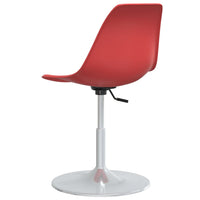 Thumbnail for Esszimmerstühle 4 Stk. Drehbar Rot PP