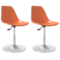 Thumbnail for Esszimmerstühle 2 Stk. Drehbar Orange PP