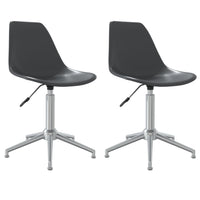 Thumbnail for Esszimmerstühle 2 Stk. Drehbar Hellgrau PP