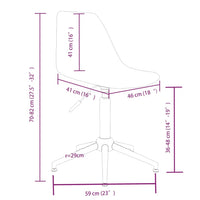 Thumbnail for Esszimmerstühle 2 Stk. Drehbar Weiß PP