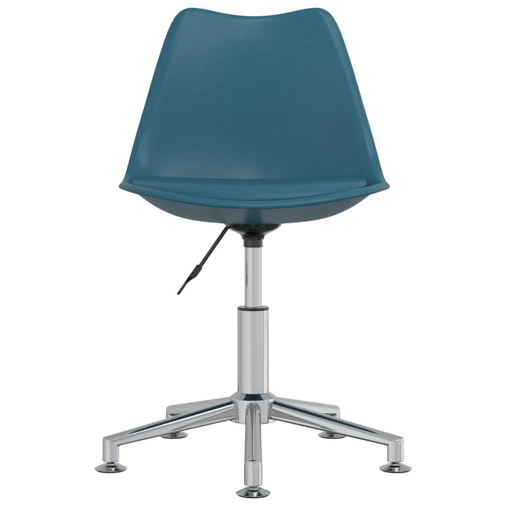 Esszimmerstühle 2 Stk. Drehbar Türkis Kunstleder