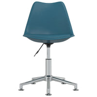 Thumbnail for Esszimmerstühle 2 Stk. Drehbar Türkis Kunstleder