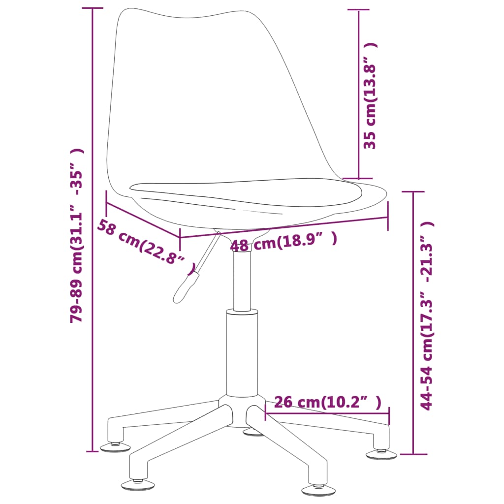 Esszimmerstühle 2 Stk. Drehbar Türkis Kunstleder