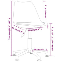 Thumbnail for Esszimmerstühle 2 Stk. Drehbar Türkis Kunstleder