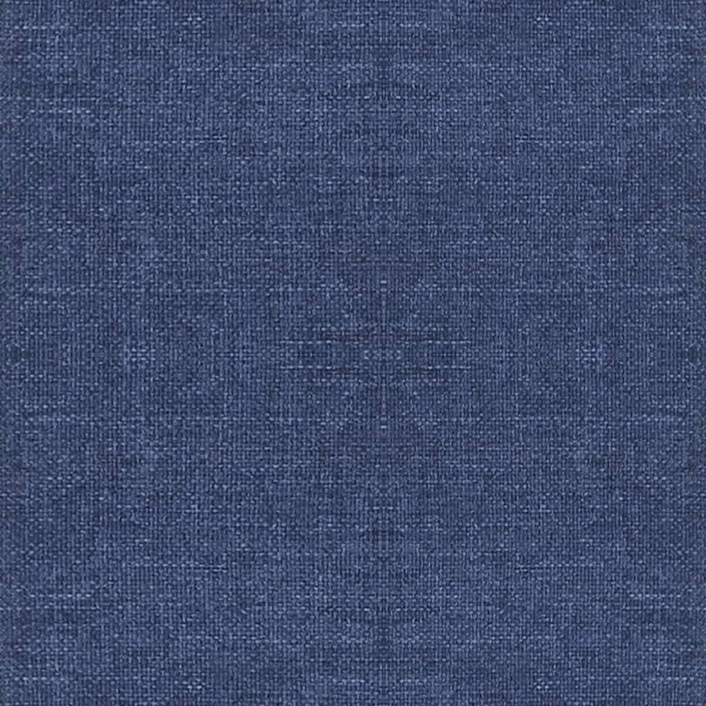 Esszimmerstühle 4 Stk. Drehbar Blau Stoff