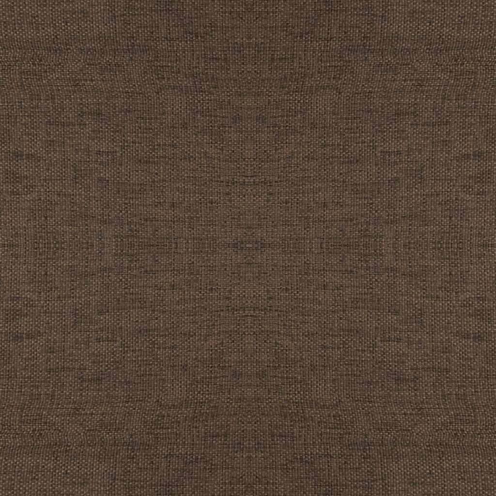 Esszimmerstühle 2 Stk. Drehbar Braun Stoff