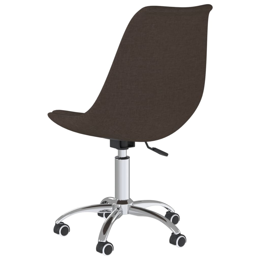 Bürostuhl Drehbar Braun Stoff
