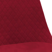 Thumbnail for Bürostuhl Drehbar Weinrot Stoff
