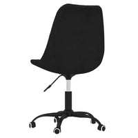 Thumbnail for Esszimmerstühle 2 Stk. Drehbar Schwarz Stoff