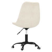 Thumbnail for Esszimmerstühle 2 Stk. Drehbar Creme Stoff