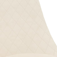 Thumbnail for Esszimmerstühle 2 Stk. Drehbar Creme Stoff