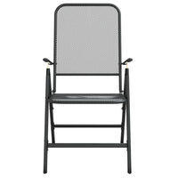 Thumbnail for Klappbare Gartenstühle 4 Stk. Streckgitter Anthrazit